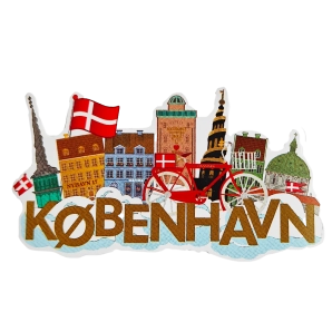 Klistermærke, Københavns Tårne På Skyer - Klistermærker
